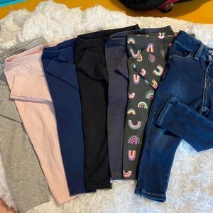 (7) Pairs 18 Month Girl Leggings